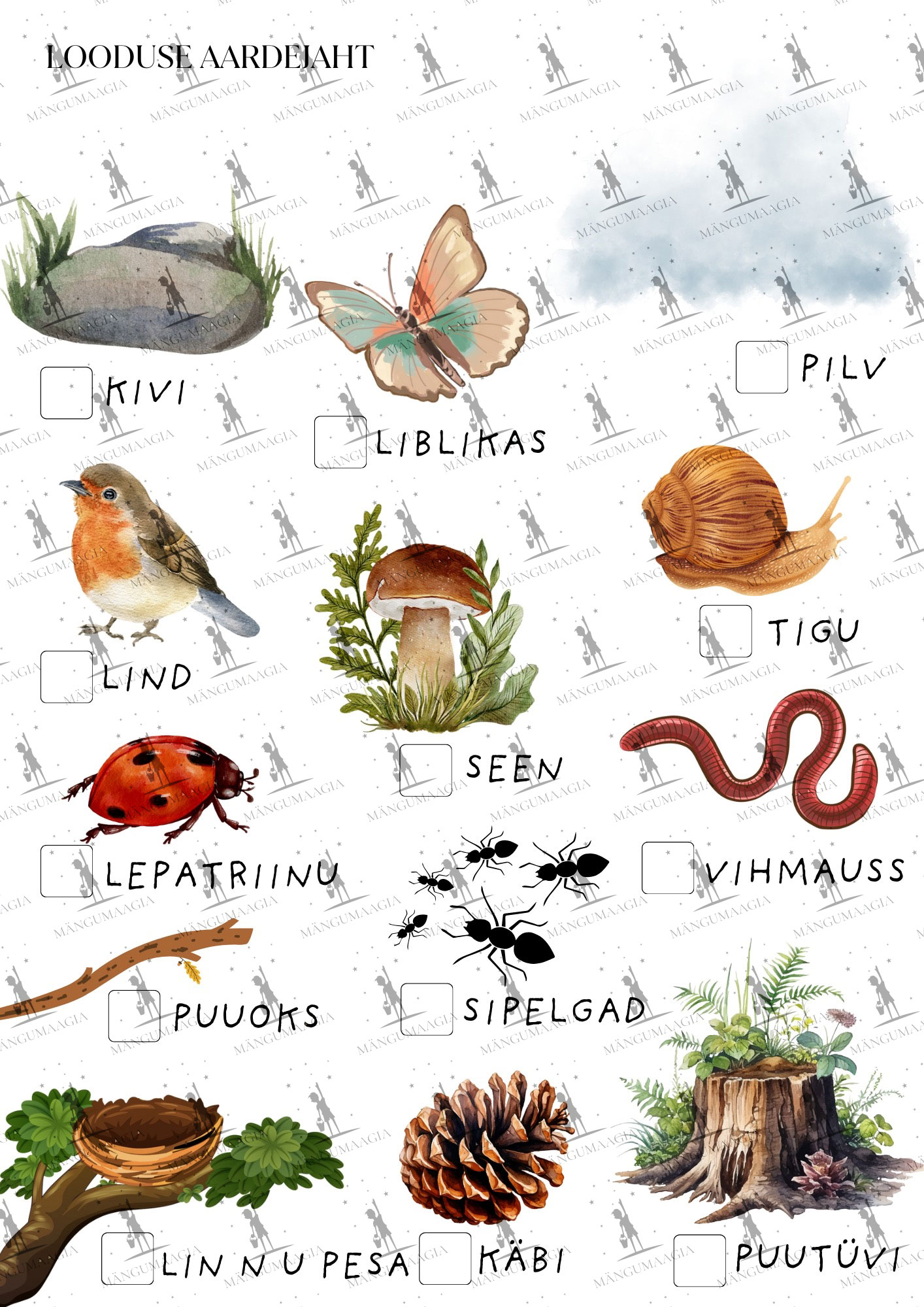 Avasta looduse põnevaid aardeid!