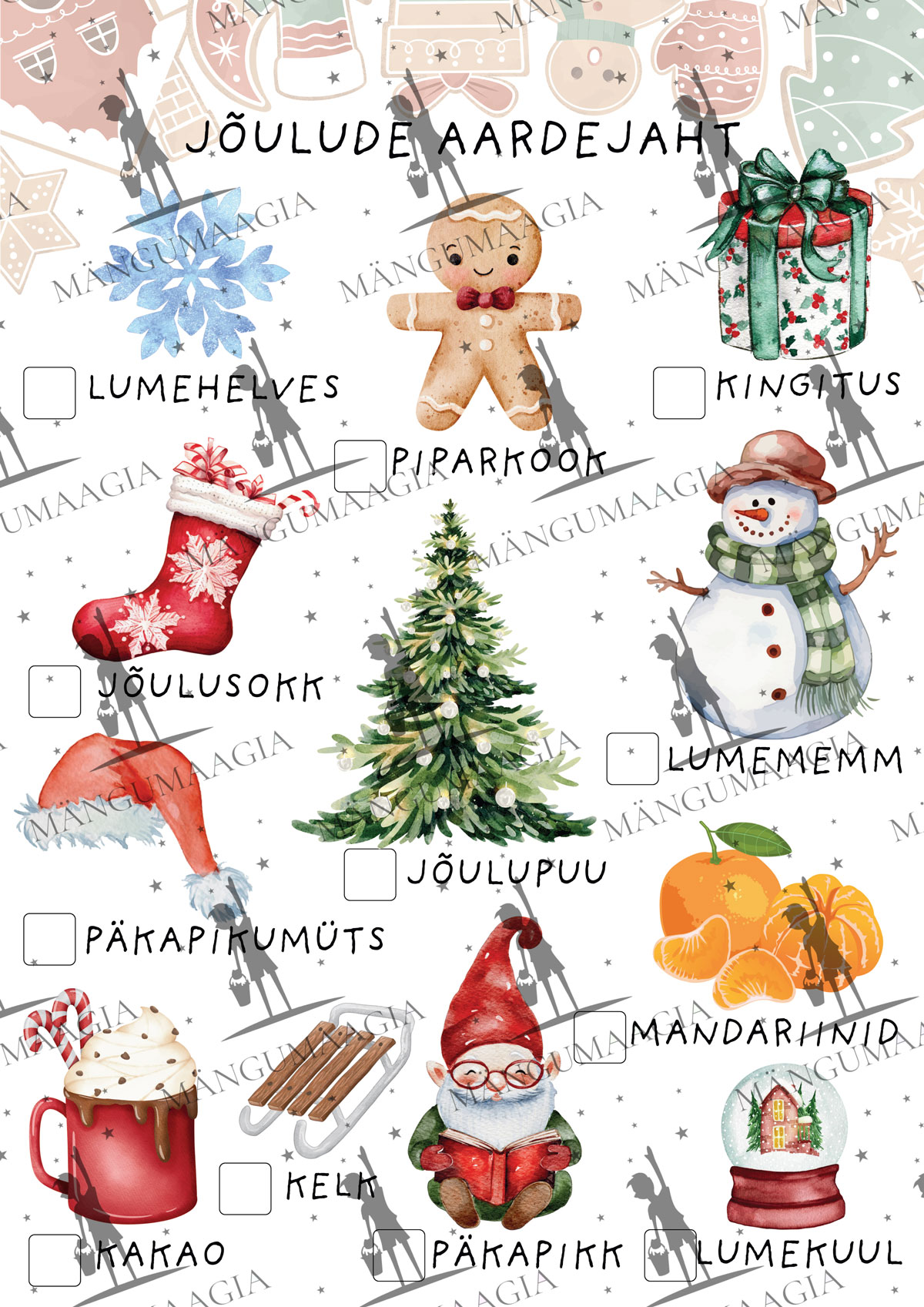 Jõulude aardejaht – maagiline seiklus pühadeootuses!